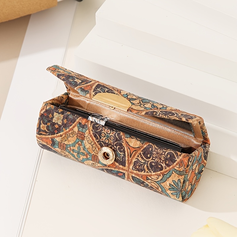 Retro Lipstick Box with Makeup Mirror